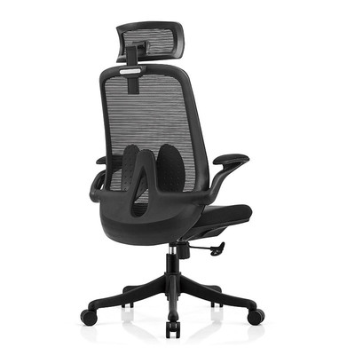 迪欧新款带扶手可升降人体工学椅办公椅舒适久坐不累电脑椅批发