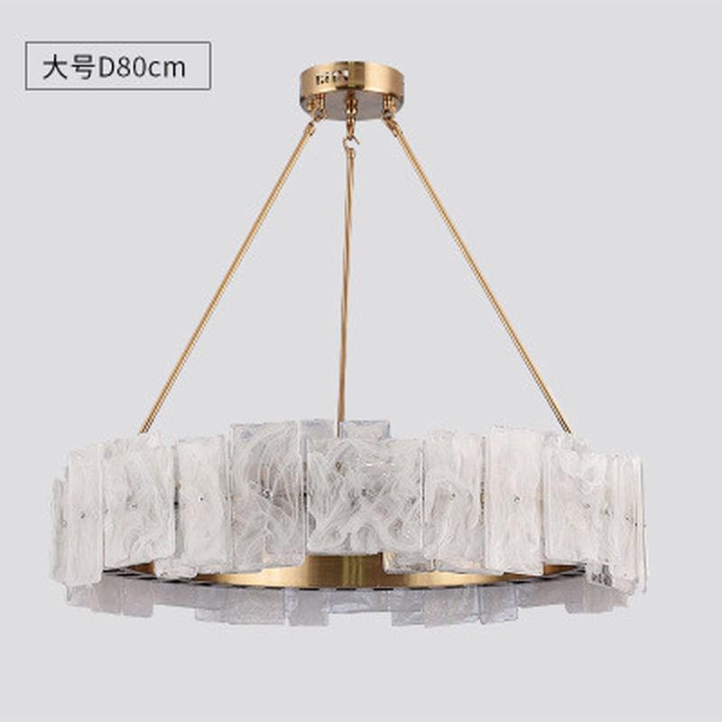 简约个性设计师样板房客厅灯圆形吊灯酒店别墅大厅灯书房灯不锈钢