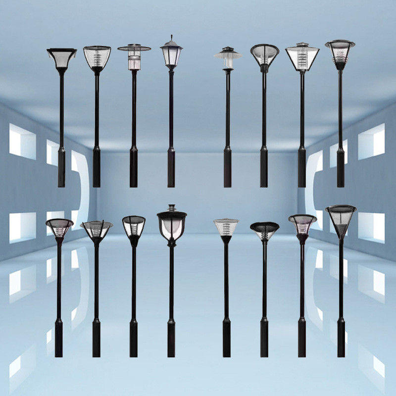 庭院灯LED路灯户外3米3.5米4米小区路灯杆高杆灯公园景观灯 防水