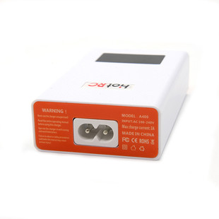 穿越机锂电池平衡充A400 航模充电器 3S 4S 11.1V 14.8V 超B4现货