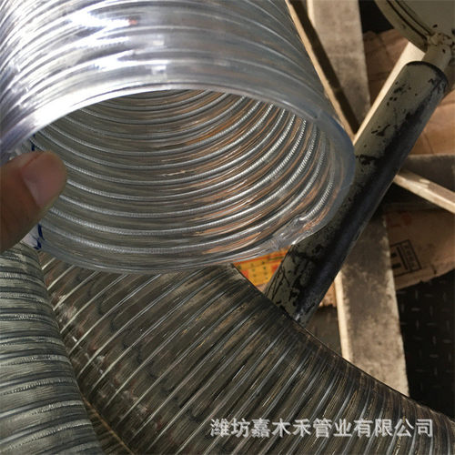 大口径排涝排水管防冻排污管耐磨pvc给水管4寸6寸8寸pvc钢丝管