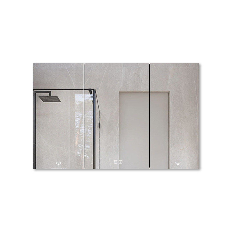 简约现代浴室镜柜铝合金带led灯挂墙式家用卫生间智能防雾镜面柜,家装主材,浴室镜,淘宝优惠券,粉丝福利购,淘宝优惠卷