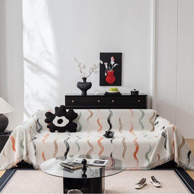 时尚沙发巾四季通用批发条纹盖布毯全包沙发套罩北欧风沙发毯垫款,居家布艺,沙发垫,淘宝优惠券,粉丝福利购,淘宝优惠卷