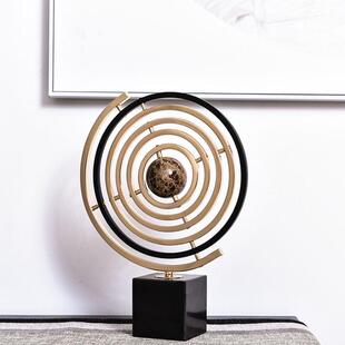 热销高档欧式金属地球仪摆件客厅家居装饰品书房办公室摆件桌面摆