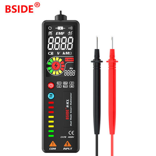 热销bsides1cl便携式小型智能电笔万用表字表电工全自动数一体机