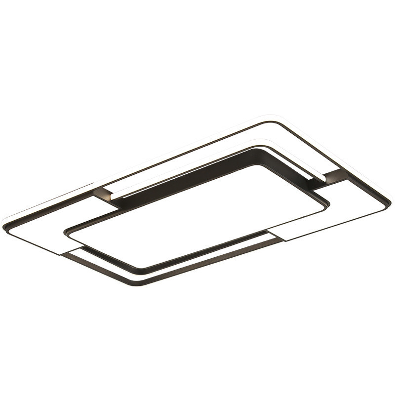 新款led大气灯具长方形吸顶灯现代简约创意家用客厅灯卧室书房灯