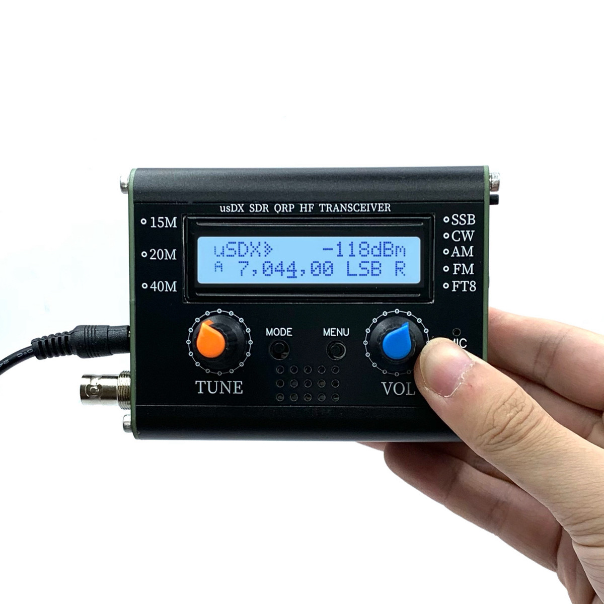 3波段业余短波电台5W usDX SDR QRP收发器QCX-SSB  40M 15M 20M