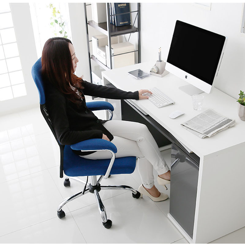 厂家批发电脑椅办公会议椅网布职员转椅椅子家用升降座椅