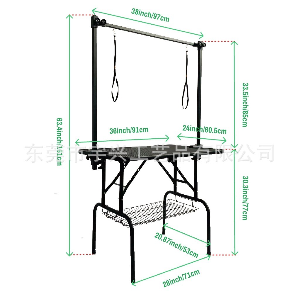 龙门支架宠物美容桌宠物店狗狗吹干台铁架篮子铁固定架剪毛桌批发