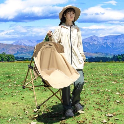 月亮椅露营椅子户外折叠椅便携式躺椅钓鱼凳沙滩椅野餐桌椅小马扎