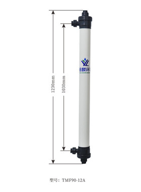 热销裕麟tmf90-12atmf复合管式微滤膜污水处理组件微孔滤膜膜过滤