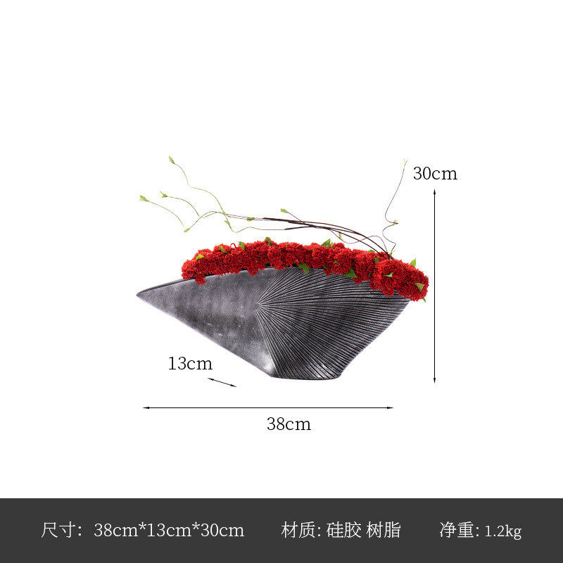 仿真绿色果子整体花艺绿植酒店大堂插花假花卉摆设轻奢新中式摆件
