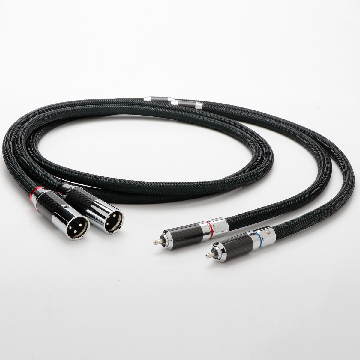 发烧铜银RCA莲花转XLR卡侬公母平衡音频线话筒线调音台功放连接线