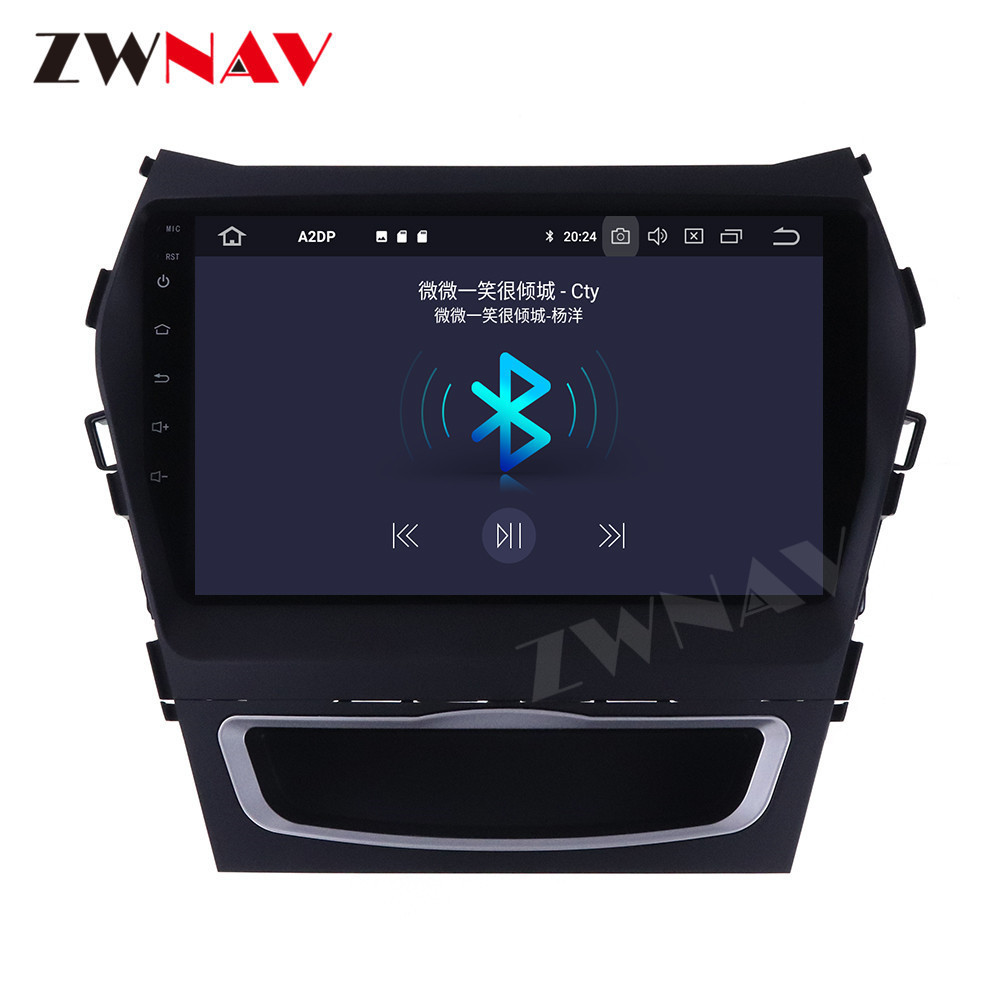 热销9英寸适用于10安卓现代ix45/圣达菲14-18中控大屏导航一体机