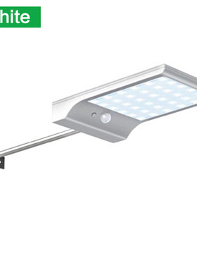 户外园36led运动感应防水灯花太阳能壁灯路灯3模式高亮白光单