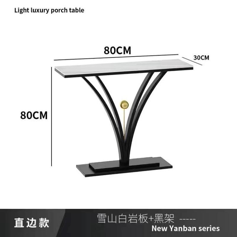 欧式轻奢玄关桌现代艺术设计简约靠墙条案大师风装饰玄关台置物台