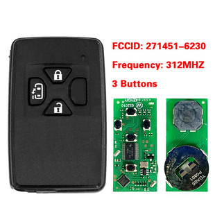18年丰田Alphard智能汽车钥匙4DChip312MHz271451 适用07 6230
