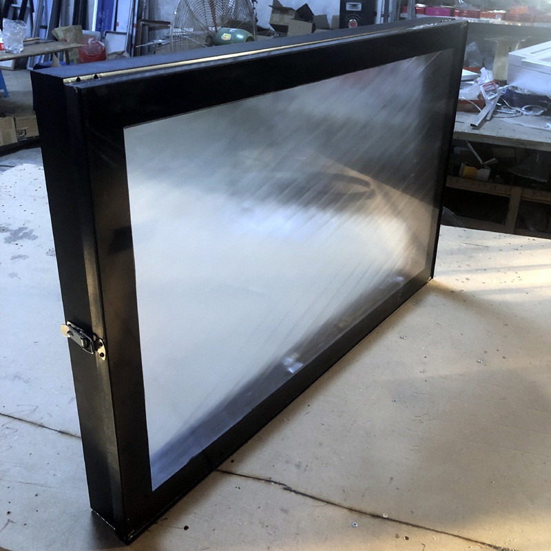 宣传栏橱窗公告示栏挂墙式铝型材学校公告企业文化宣传栏厂家