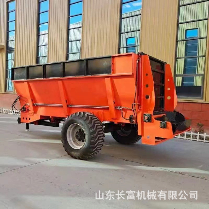 热销多功能液压双盘撒肥车多档撒粪机施肥器农用机械可控效率高