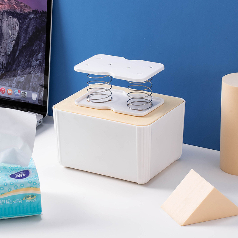 热销定纸巾盒弹力到底弹力器弹簧托自动升降底拖一抽托抽纸盒升高