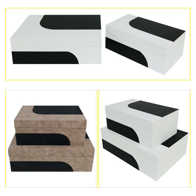 热销房间装饰首饰盒卧室衣帽间收纳盒酒店别墅软装饰品样板现代简