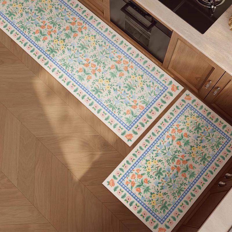 法式漫思诺厨房皮革地垫防滑门厅地毯防水防油免洗可擦洗用脚垫,居家布艺,厨房地垫,淘宝优惠券,粉丝福利购,淘宝优惠卷