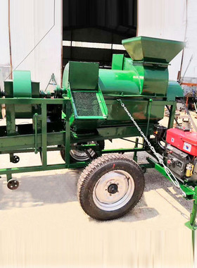 热销玉米脱粒机 电机柴油机PTO带大豆谷子高粱脱穗多用打粒机移动