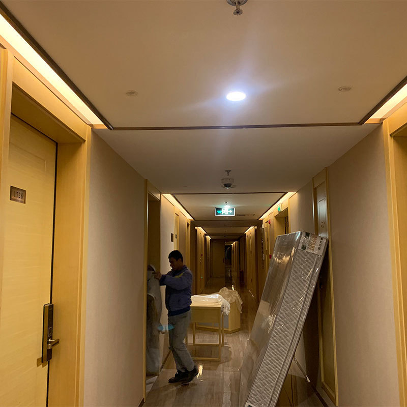 实木多层板贴木皮烤漆新中式家具酒店套装门酒店家具酒店门批发