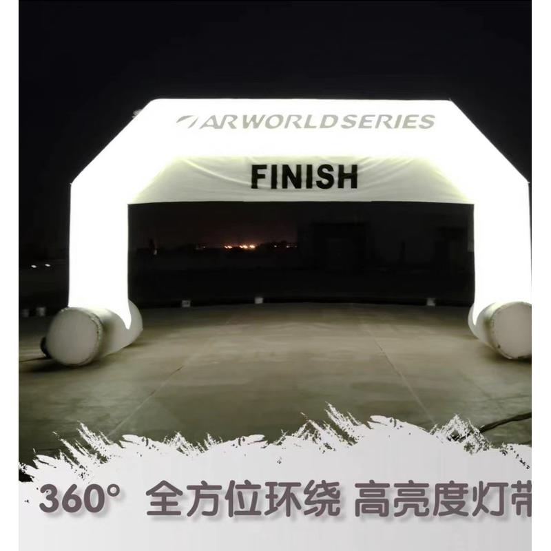 户外开业庆典活动广告马拉松充气拱门赛事pvc夹网布闭气拱门定制