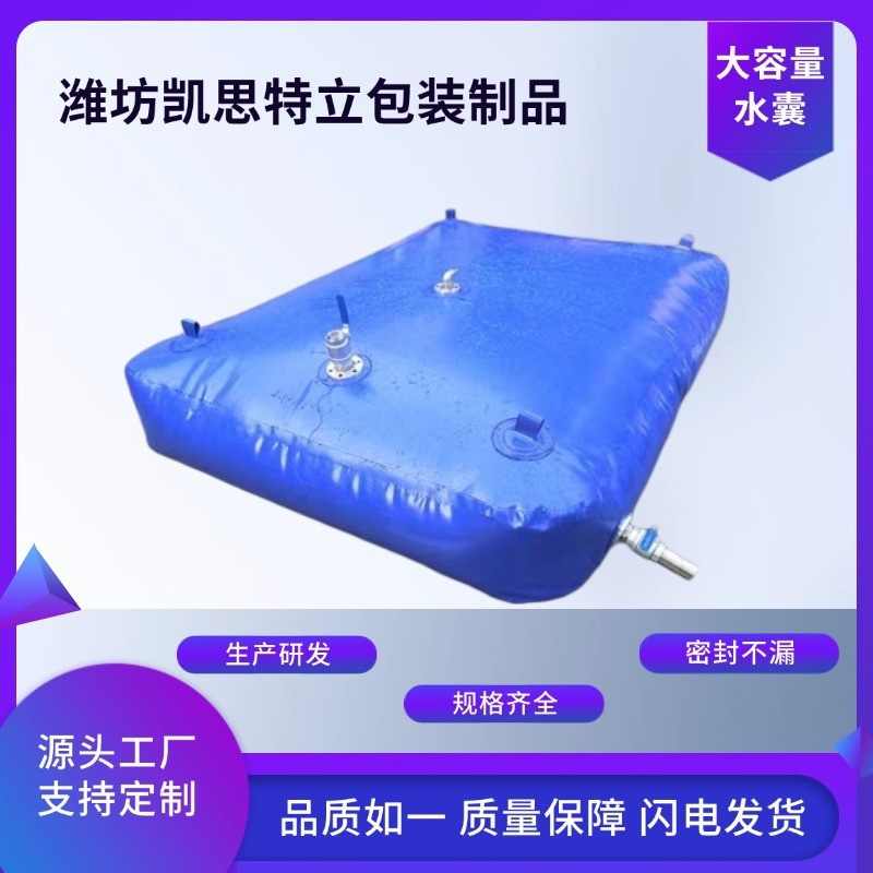 水囊液袋大容量软体运输户外可折叠水囊PVC车载便携式储水水囊