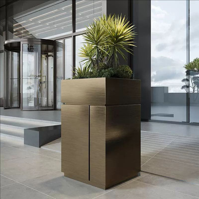 户外花箱太阳能发光市政道路围栏商场售楼部餐厅花坛摆外隔断组合