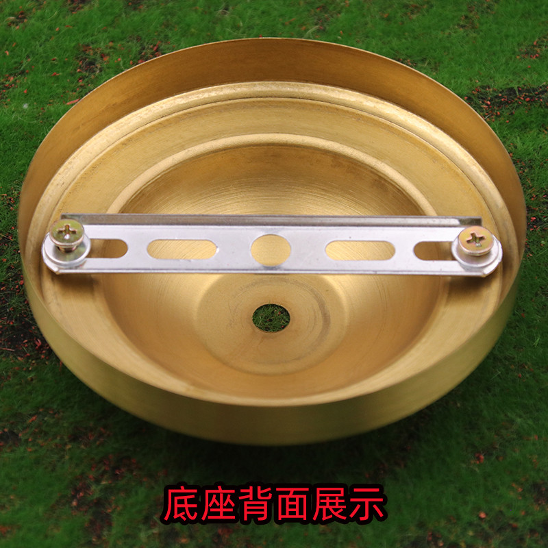 家用纯铜带开口闭口吊环底座户外挂灯笼防锈挂钩吊灯可穿电线尖座
