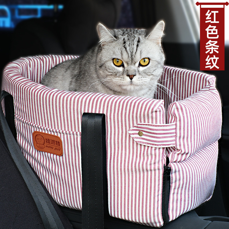 外贸车载窝单肩手提旅行汽车安全座椅中控猫窝宠物宠物包