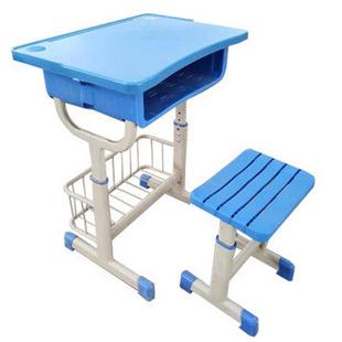 学校课桌椅儿童辅导班学习桌可升降写字桌套装 幼儿园桌椅组合塑料