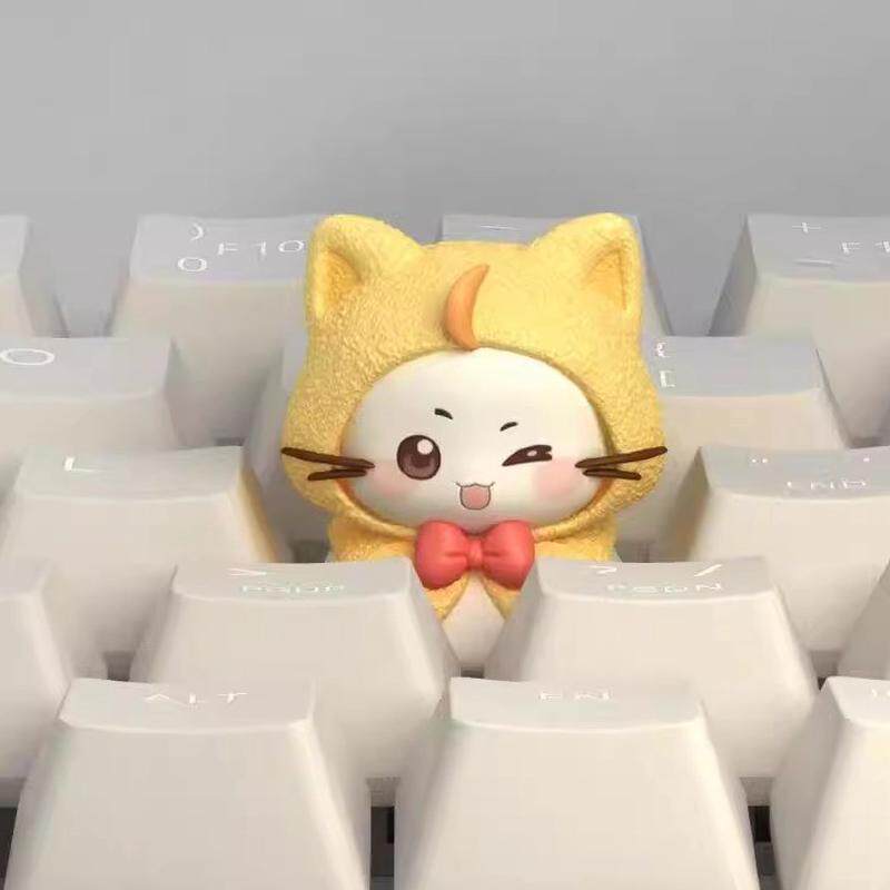 奇迹暖暖键帽 大喵树脂键帽机械键盘叠纸游戏个性立体帽无限暖暖