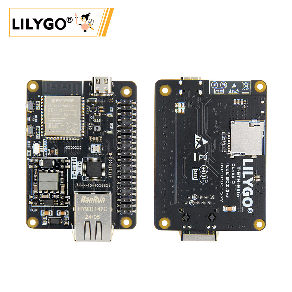LILYGO® T-ETH-ELite ESP32-S3 以太网开发板 W5500 模块可扩展