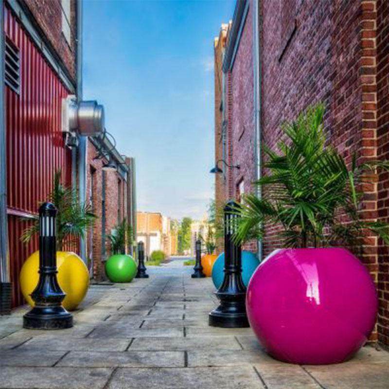 玻璃钢花盆大号花束海边创意简约种树庭院摆设组合花箱美陈圆形,鲜花速递/花卉仿真/绿植园艺,花盆,淘宝优惠券,粉丝福利购,淘宝优惠卷