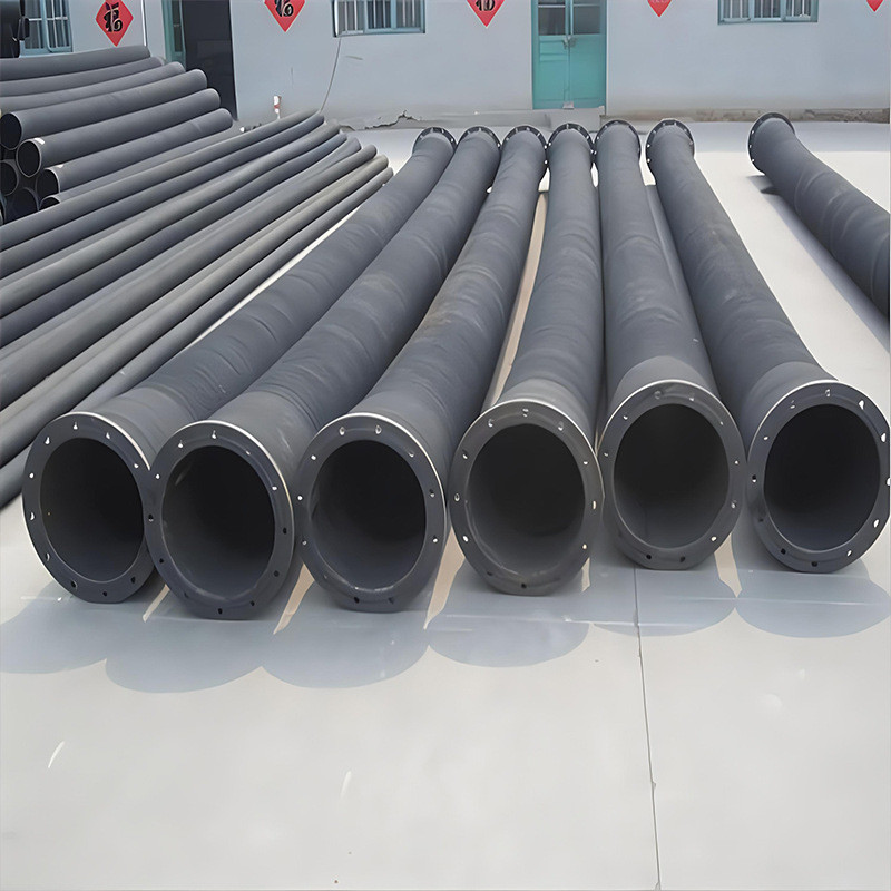 大口径胶管农业灌溉夹布吸水管钢丝骨架编织排橡胶管生产厂家