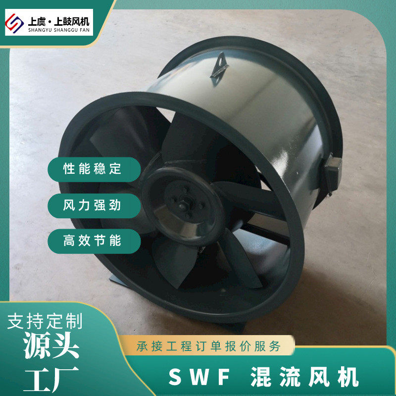 热销地下排风机管道事故车库swf-i-4.55.5kw8159m3/h840pa2900r/m