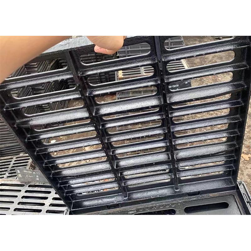 热销600*600套雨水篦子排水沟井盖带框球墨铸铁篦子下水道铸铁篦