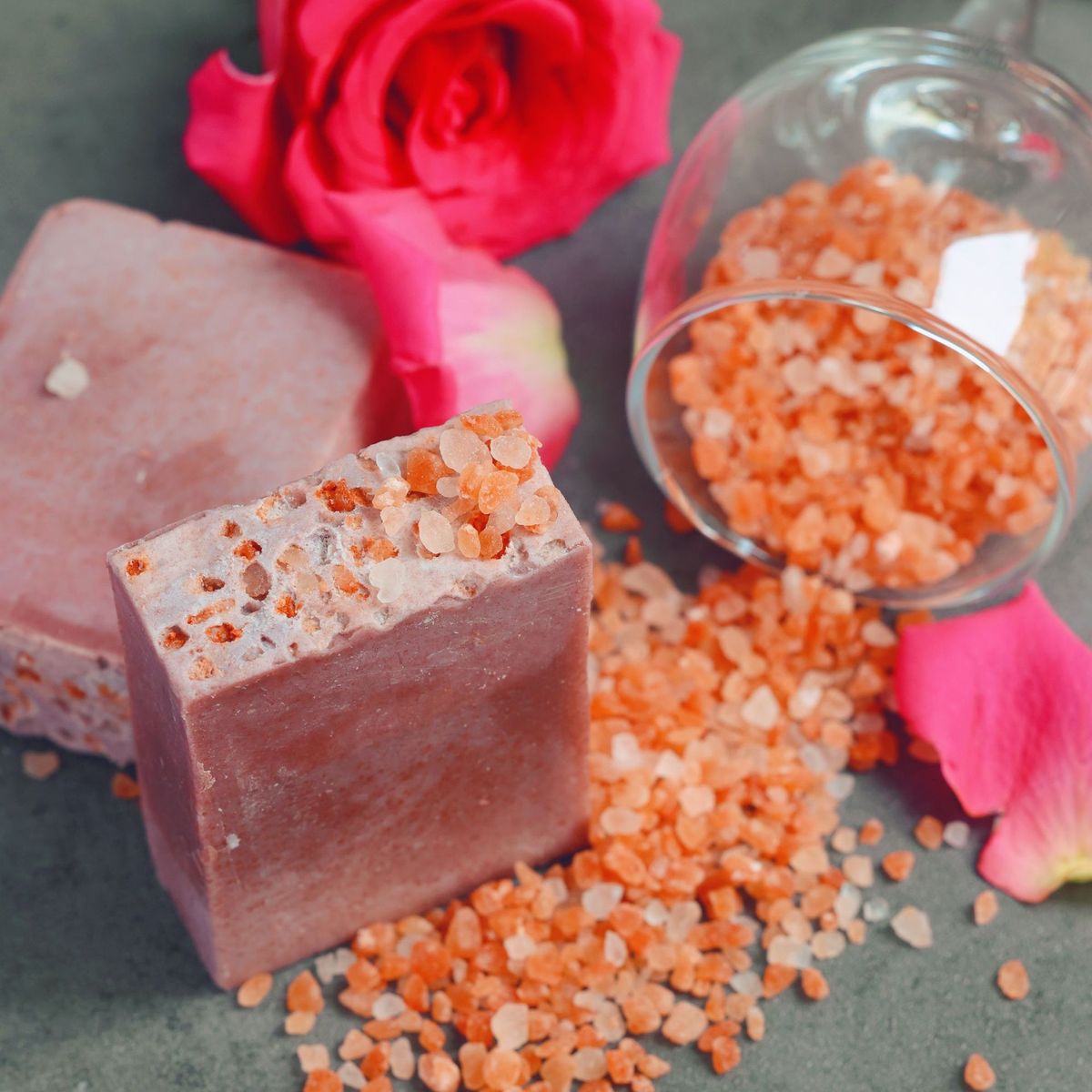 【现货】茉语工坊林小茉喜马拉雅玫瑰盐冷制手工皂洁面沐浴新品