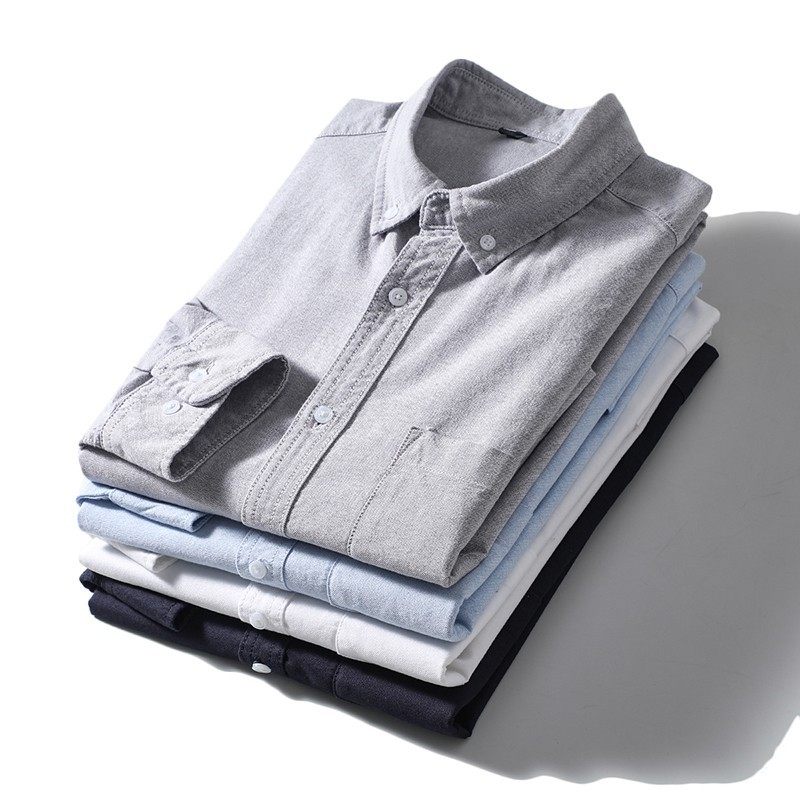 客供牛津纺！纯棉面料！春秋款男士质感前胸口袋长袖衬衫休闲衬衣,男装,衬衫,淘宝优惠券,粉丝福利购,淘宝优惠卷