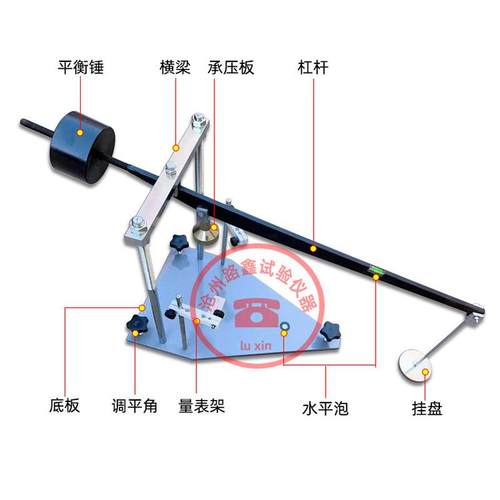热销ht-1土壤回弹模量测定仪级配集料试件路基仪模量测试杠杆压力