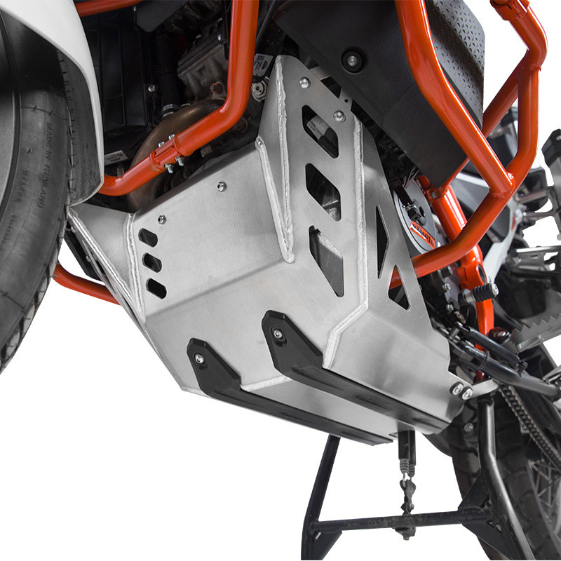 热销改装保险杠适用22款ktm1290adv护杠gsadv底板保护装甲大灯护