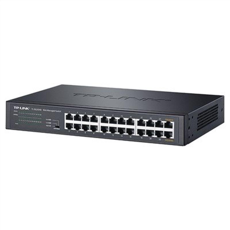 TP-LINK普联TL-SG2024D24口全千兆Web网管交换机/24GE