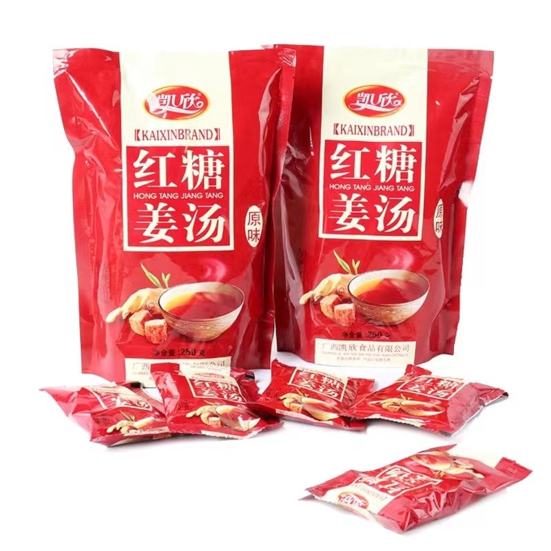 新日期凯欣原味红糖姜汤姜汁生姜红糖水红糖姜茶姜枣茶小袋装黑糖
