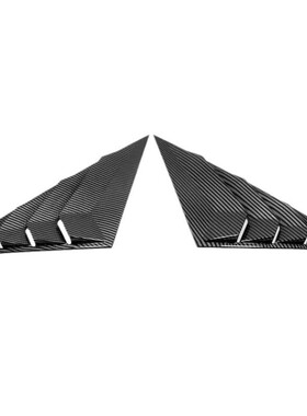 热销适用于22款11代思域百叶窗civic改装后窗百叶d柱亮片后三角装