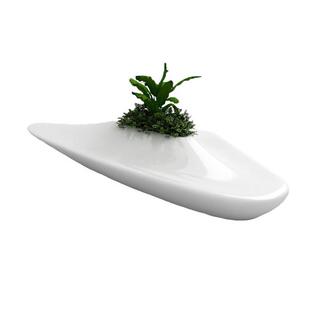 坐凳船型机场花盆座椅酒店商场美陈创意玻璃钢户外广场公共休息椅