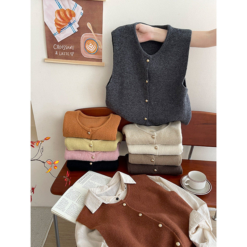 小金扣无袖坎肩马甲夹女春宽松内外叠打底衫,女装/女士精品,马夹,淘宝优惠券,粉丝福利购,淘宝优惠卷