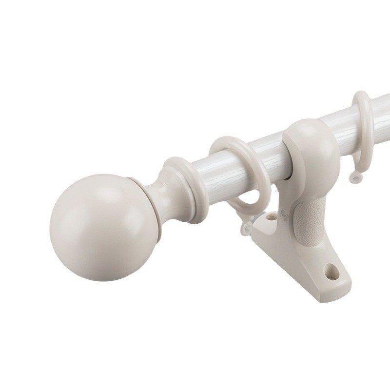 热销德裕窗帘轨道滑轨窗帘杆铝合金直轨滑轨顶装侧装静音滑轮客厅